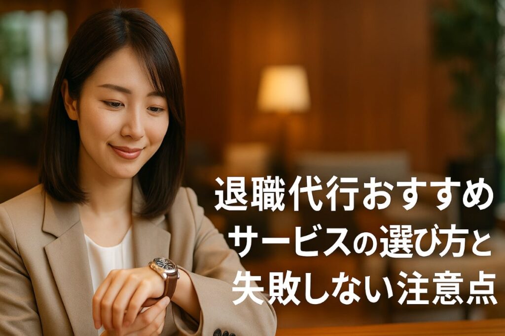 退職代行おすすめサービスの選び方と失敗しない注意点