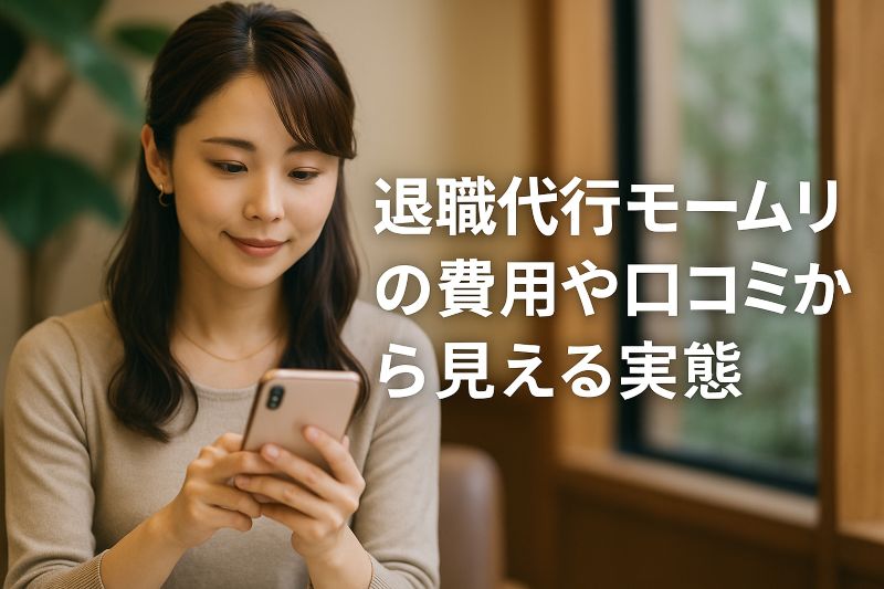 退職代行モームリの費用や口コミから見える実態 退職代行モームリの費用や口コミから見える実態