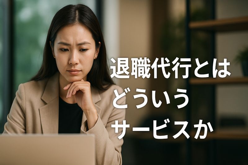 退職代行とはどういうサービスか 退職代行とはどういうサービスか